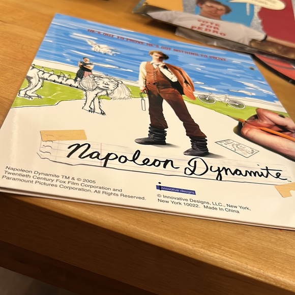 Napoleon Dynamite NEW themed school set. 1 composition notebook and 2 folders - Picture 9 of 9